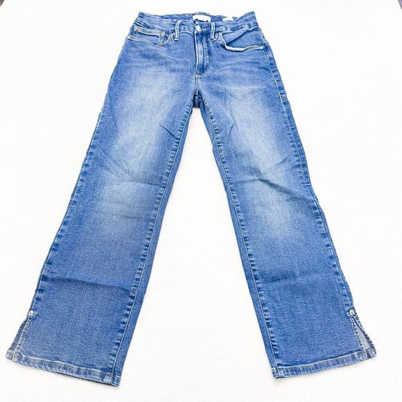 Good American Ankle Straight Leg Denim Jeans Size 4 / 27 GPSTSR873T - Picture 2 of 9